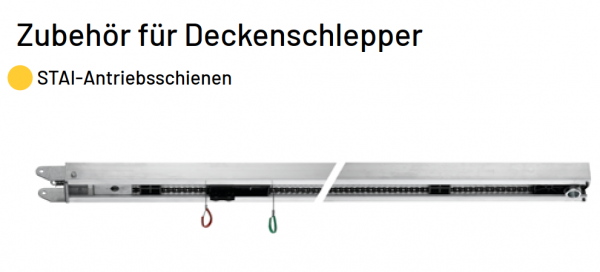 Marantec Antriebsschiene STAI P1, max. 4,760 mm Profillänge, 122032