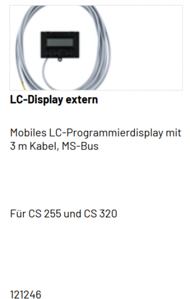 Marantec, MFZ, Mobiles LC-Programmierdisplay, 121246