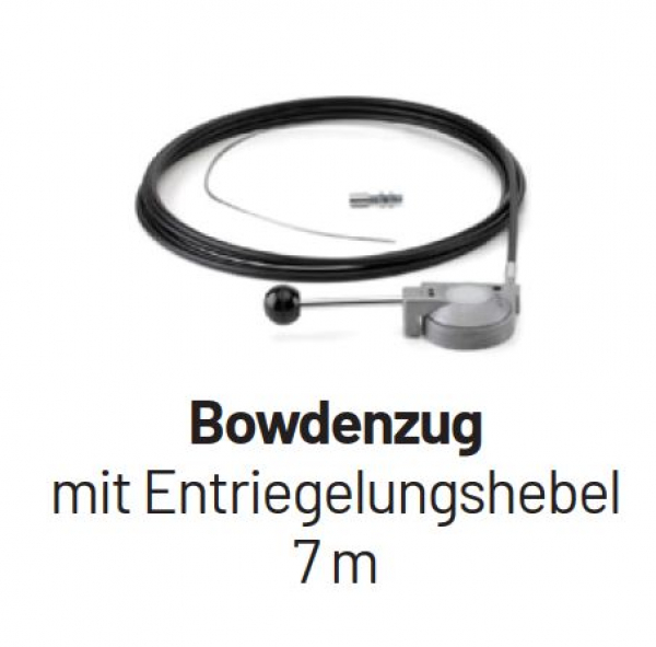 Marantec / MFZOvitor Federrückstellung STA-FDO Bowdenzug mit Entriegelungshebel 7m, 182776