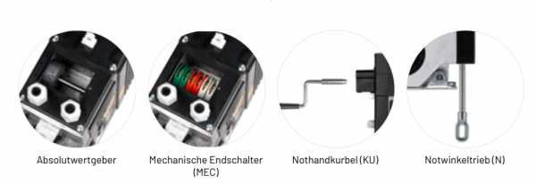 Marantec Rolltorantriebe WF10-7-12KU, Nm 70, 230V/1~/50Hz