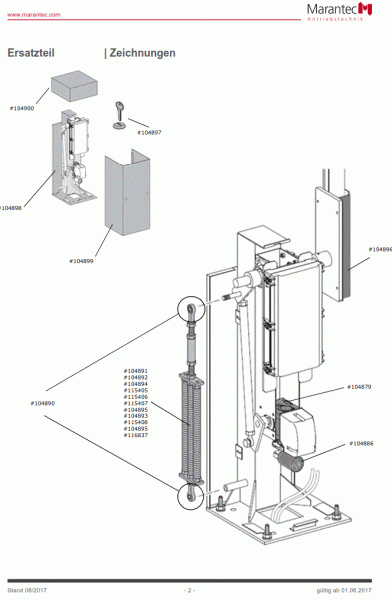 Marantec Umbau-Set referenzpunkt, vormontiert für Parc 300, 105855