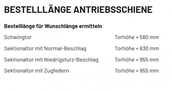 Marantec 121081, Antriebsschiene SZ 13-SL, 2-teilig, (0,8 mm), Zahnriemen