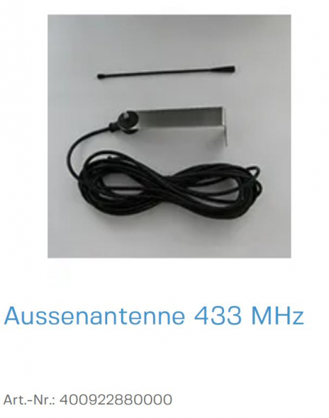 Normstahl Außenantenne 40 MHz, 400902850000