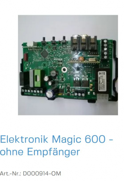 Normstahl Elektronik Magic 600 - ohne Empfänger D000914-OM