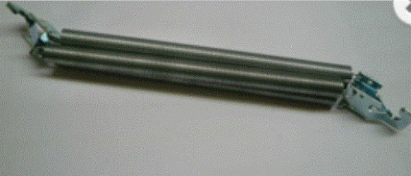 Normstahl Federpaket mit 4 Federn Abmessungen je Feder: 2,5x20x340 mm Torhöhe: bis einschließlich 2124 mm, für Schwingtore Prominent-Variant, H400310