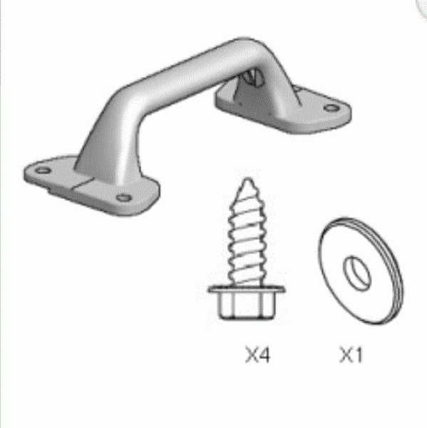 Normstahl Innengriff schwarz, g30 08/2003 - 01/2007, g60, K085000