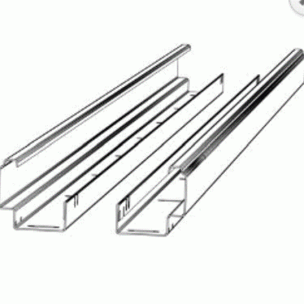 Normstahl Seitenzarge 42 mm, Torhöhe: 1900 mm  paarweise (Links + Rechts)  inkl. Zargendichtungen, K082940