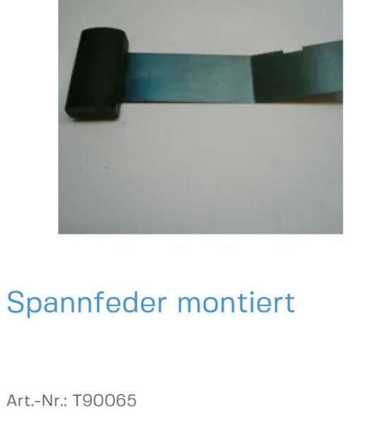 Normstahl Spannfeder montiert, T90065