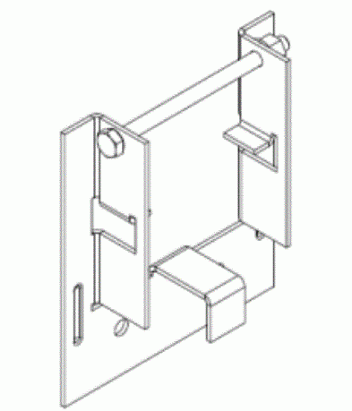 Normstahl Torantriebsaufnahme g60 auf Querverbindung, g30 08/2003 - 01/2007, g60, K085744