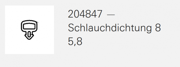 Schüco Anschlagsdichtung, 204847,schwarz, für Türblendrahmen und Türflügelprofile im inneren und äußeren Bereich