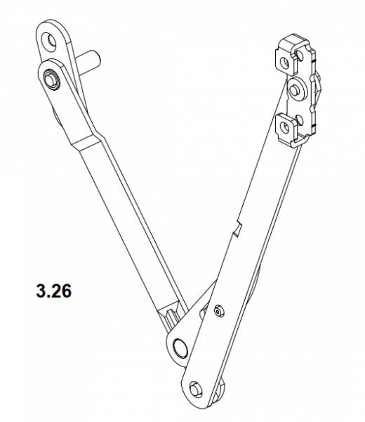 Schüco Sicherungs- und Putzschere, Öffnungsweg ca. 275 - 475 mm, 25310000, Silber, VarioTec