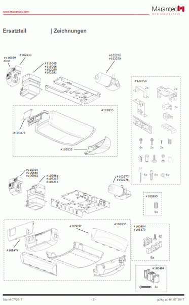 Marantec-EPL-Comfort-220-2-250-2-252-2-250-2-speed-DE - Ersatzteilliste PDF