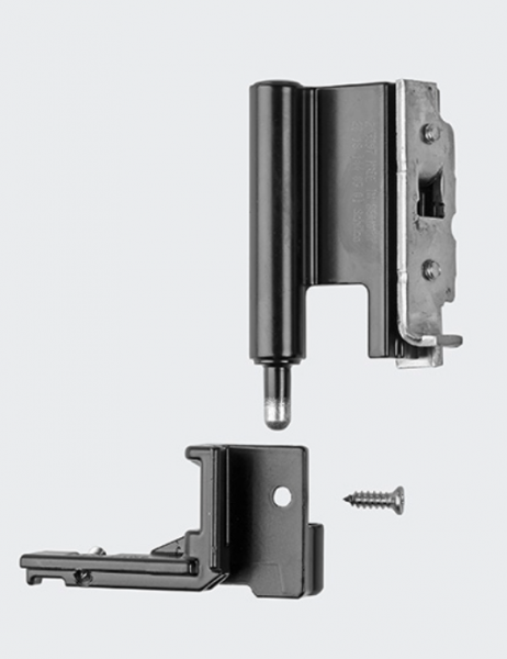 Schüco Ecklager, 130 kg, links, 275565, Tiefschwarz für Aluminiumfenster