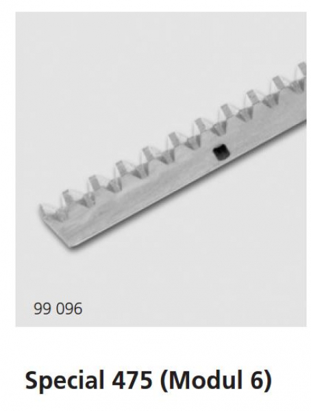 Marantec Special 475 Stahl-Zahnstange Modul 6 Länge 1.130 mm, 99096