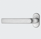 Schüco Türdrücker / Türgriff, RAL 9016, 240159, Gekröpft