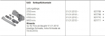 Hörmann Ersatzteile und Zubehör WA 300 / WA 400 / ITO 400 /  SupraMatic H/HT Schlupftürkontakt  Leitungslänge 2700 mm, 637768