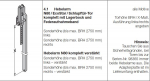 Hörmann Hebelarm N80 komplett für die Torhöhe 2075 mm von innen gesehen rechts, 1049703