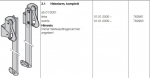 Hörmann Hebelarm, komplett rechts für Berry DF 95 / 98, 76263