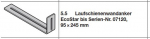 Hörmann Laufschienenwandanker EcoStar bis Serien-Nr. 07120,  95 × 245 mm, 1934000