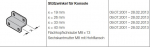 Hörmann Stützwinkel für Konsole x=19 mm für die Industrietor Baureihe 30-40-50, 3081992,