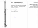 Hörmann Zargenseitenteil F80 Schwingtor, Fertiggaragen, links, 1274