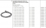 Hörmann verstärkte Drahtseile Ø 2,9 mm, Beschlag H mit Kausche komplett  je Tor L = 4290, bis Torhöhe 2000, 3086956