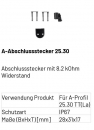 Marantec Abschlussstecker 25.30 mit 8,2 kOhm Widerstand, 186943