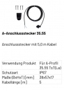 Marantec A-Anschlussstecker 35,55 Anschlussstecker mit 5 m Kabel, 186963