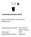 Marantec Abschlussstecker 35,55 mit 8,2 kOhm Widerstand, 186945