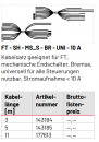 Marantec Kabelsätze FT - SH - MS_S - BR - UNI - 10 A