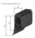 Marantec Protect-Contact 25.45, Kontaktleistenprofil mit Dichtlippe, TTLa, 149910, 186949