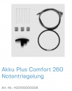 Normstahl Notentriegelung Akku Plus Comfort 260, 420100000006