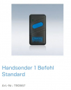 Normstahl Handsender 1 Befehl Standard 40 MHz/FM Abmessungen: 60x110x25 mm
