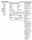 Schüco ADS Schließplatten einstellbar, ohne E-Öffner, 239519, LS nach innen