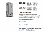 Schüco Jansen Elektro- Türöffner, mit Überspannungsschutz und Rückmeldekontakt, Artikelnummer 555.921, links und rechts einsetzbar