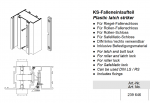 Schüco KS-Falleneinlaufteil, 239 646, ADS 65.NI