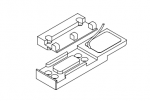 Schüco Magnetschalter Verschlussüberwachung (4-adrig), Silber, 25445500, VarioTec