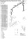 Schüco Riegelstangenbeschlag Reparaturset Schere mit Steckgriff Baujahr 1994-1998, 25496300