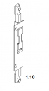 Schüco Stulpgetriebe flach, 25399200, Silber, Schüco VarioTec