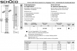 Schüco Treibriegelschloss für Gegentakttür, INOX, 241 949, ADS 65.NI Zubehör